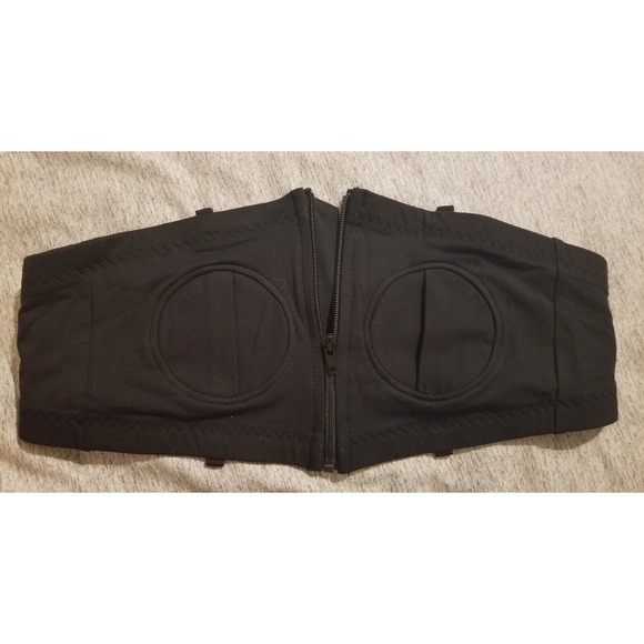 Pumping Bra Black Adjustable Size XS-L Lansinoh Hands-Free Simple Wishes Nursing - Picture 5 of 7